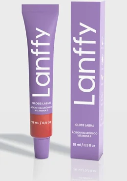 Gloss labial Lanffy vermelho
