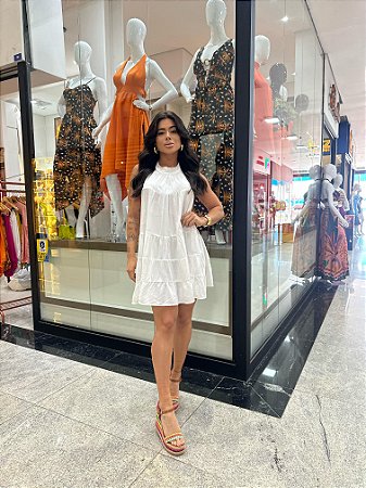 Vestido Clara Curto Branco