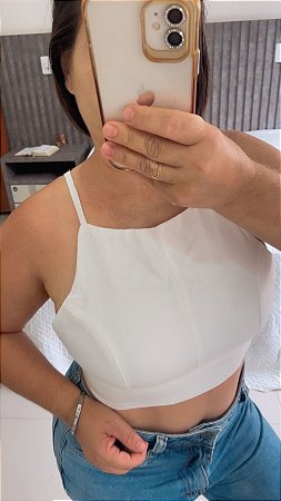 Cropped Bia Branco