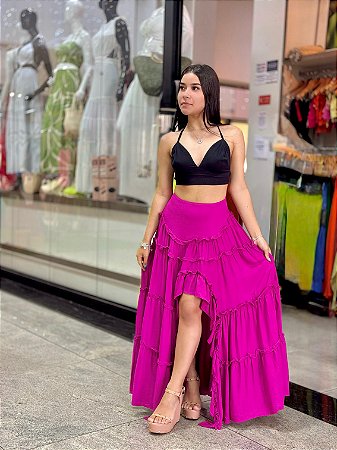 Saia Thays Fúcsia