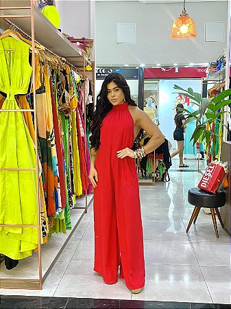 Macacão Betina Vermelho