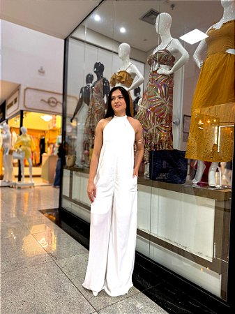 Macacão Betina Branco