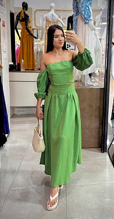 Saia Jasmin Verde