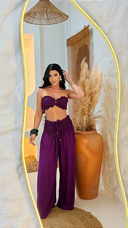 Conjunto Diana Roxo