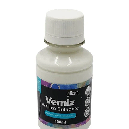 VERNIZ ACRÍLICO BRILHANTE - GLIART - 100ML