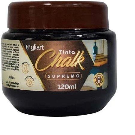 TINTA CHALK SUPREMO PRETO - GLIART -  120ML