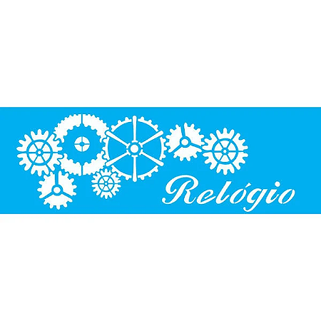 STENCIL RELÓGIO OPA1083 - 10X30