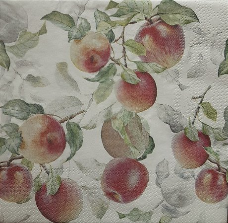 GUARDANAPO DE PAPEL FRESH APPLES WHITE