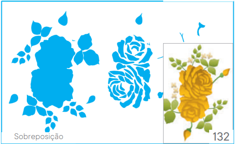 STENCIL ST-132 FLOR ROSA