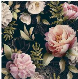 GUARDANAPO DE PAPEL PEONIES COMPOSITION BLACK