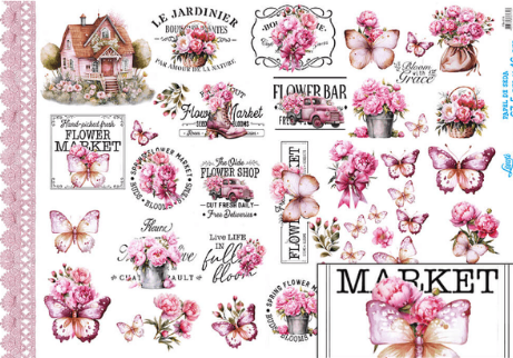 Papel de Seda PSL - 016 Litoarte -