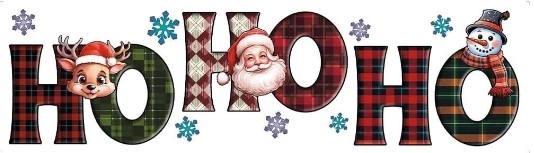 Transfer Textil TTB4N-006 -Natal HoHoHo.