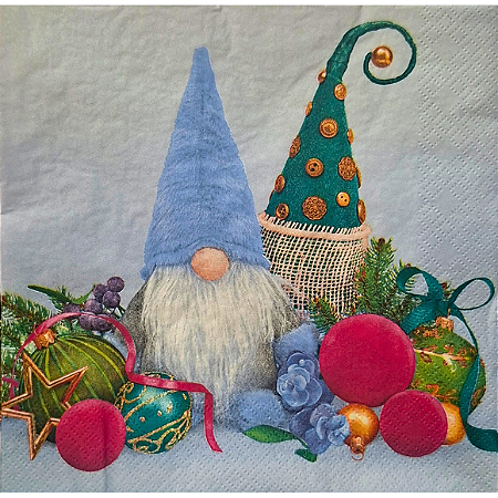 Guardanapo de Papel Gnome Among Baubles  G3N-028