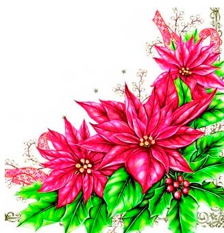 Guardanapo de Papel Elegant Poinsettia G2N-005