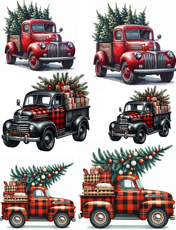 Adesivo Caminhonete de NATAL.