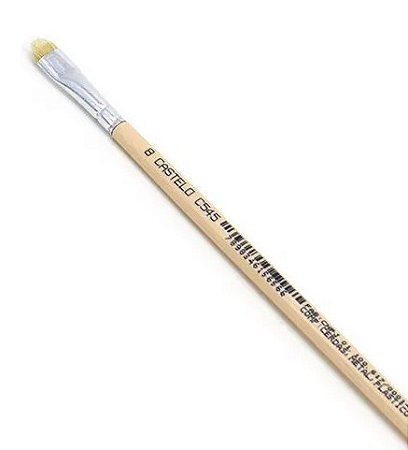 Pincel Artístico Chato lIXADO CT545-08