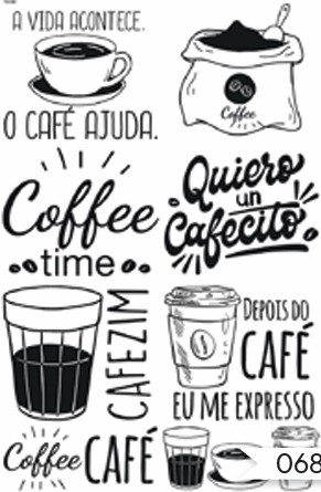 Transfer de Imagem TIB-068 - CAFÉ