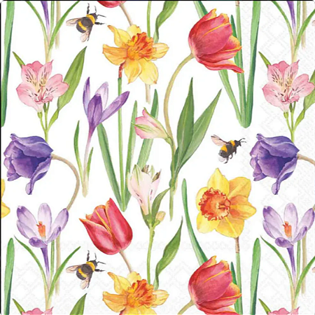 Guardanapo de Papel Flowers in Spring - Unidade