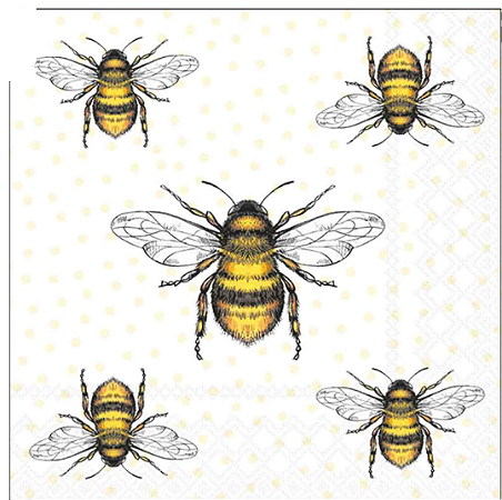 Guardanapo de Papel Flying Bees - Unidade