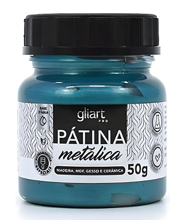 Pátina Metalica Azul Turquesa 37gr