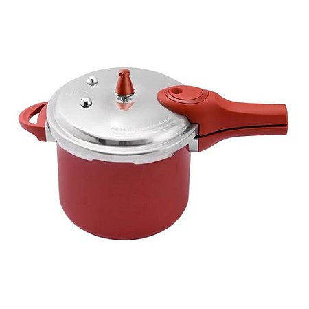 Panela De Pressão Pressure C/Indução Brinox 4,2L - Carmim