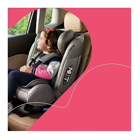 Alzador Litet Cadeirinha Infantil para Carro com Isofix Cadeirinha bebê  isofix 2 em 1 de 9-36kg safemax fix - litet madera