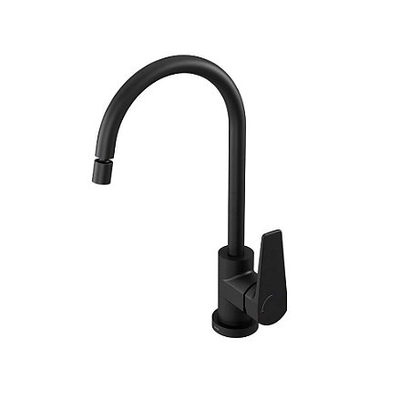 Misturador Monocomando Cozinha De Mesa Lift Onix Docol - Preto