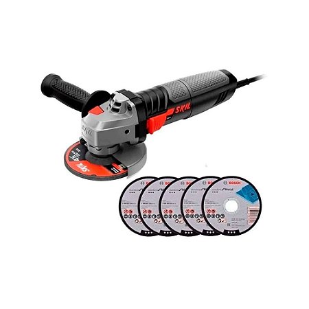 Esmerilhadeira Angular Skil 9004 5 Discos Cinza