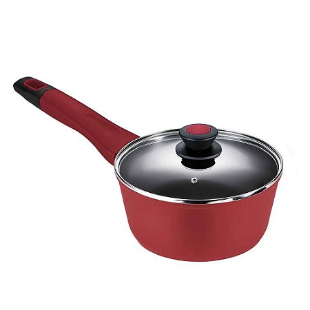 Panela Antiaderente Em Alumínio Forjado 16cm Everyday Oxford - Vermelho