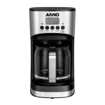 Cafeteira Elétrica Digital Arno New Element 1,8L Preto e Inox