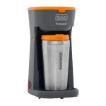 Cafeteira Elétrica Individual CM01B Freestyle Black Decker Cinza