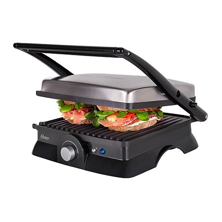 Grill Elétrico Multiuso Oster Inox OGRL210 - 110V