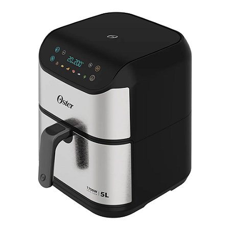 Fritadeira Digital Oster OFRT930 5L com Painel Touch Inox  -110v