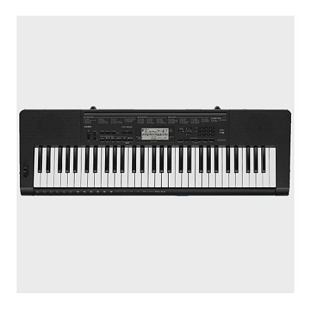 Teclado Musical Digital Casio CTK-3500K2-BR Básico 61 Teclas Preto