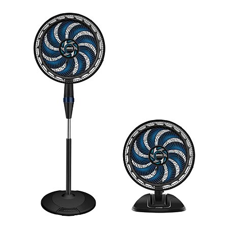 Ventilador de Coluna 40cm Arno Xtreme VE3990B1 VE9M 2 em 1 Preto 110V