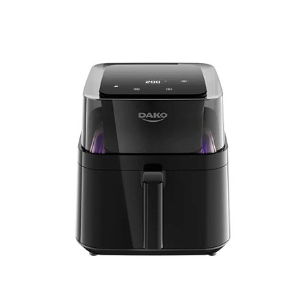 Air Fryer Dako 360º 6 Litros com Painel Digital Preto 110V