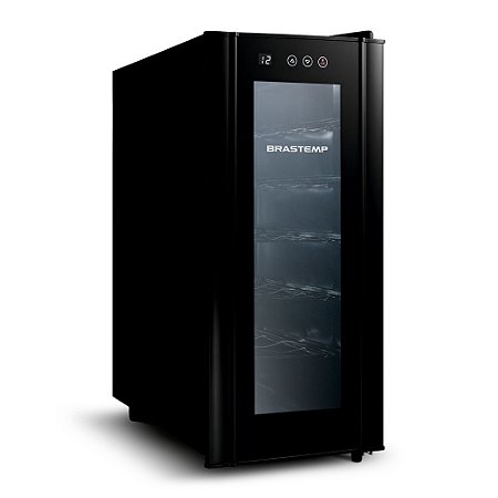 Adega Brastemp BZC12BE 12 Garrafas com Painel Touch Preta 220V
