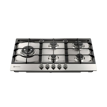Cooktop a Gás KE9DX Electrolux 5 Bocas Semiprofissional Inox Bivolt