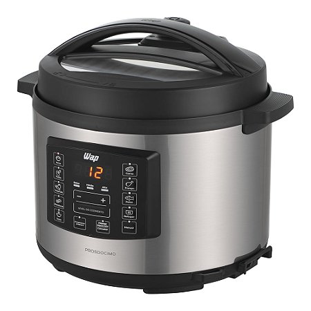 Panela  de Pressão Elétrica WAP FW009528 6L  Inox 110V