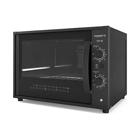 Forno Elétrico Fogatti Top 60 Black 110V