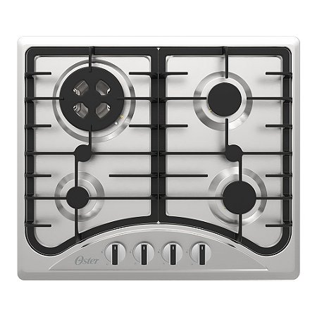 Cooktop a Gás Inox 4 Bocas Oster OTOP601 Bivolt