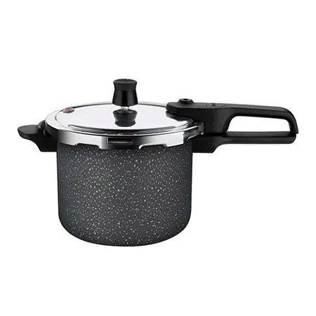 Panela de Pressão Rochedo Segura ER45 Stone Pro 4,5L Grafite