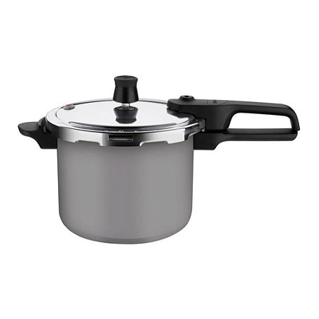 Panela de Pressão Segura 4,5L Cinza Rochedo