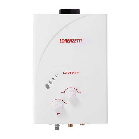 Aquecedor de Água a Gás Lorenzetti LZ 750BP GLP