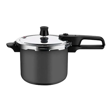 Panela de Pressão Segura 4,5L Grafite Rochedo