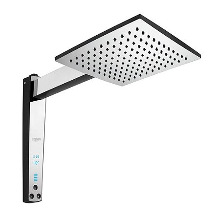 Chuveiro Acqua Century Digital Preto Cromado 220V 7500W Lorenzetti