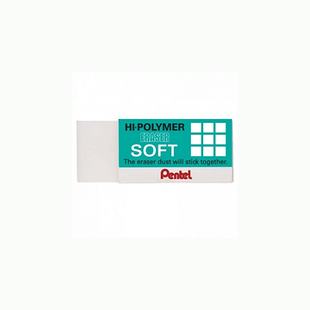 Borracha Branca Hi-Polymer Soft Pequena Pentel