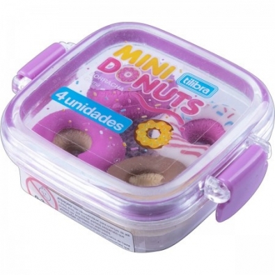Borracha Lancheira Donuts Tilibra
