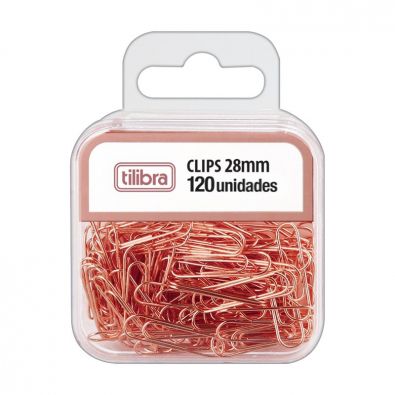 Clips 28mm Rose Gold Tilibra
