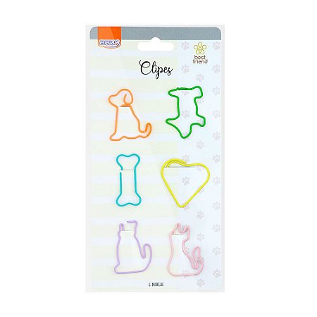 Clips Para Papel Formatos Colorido Brw